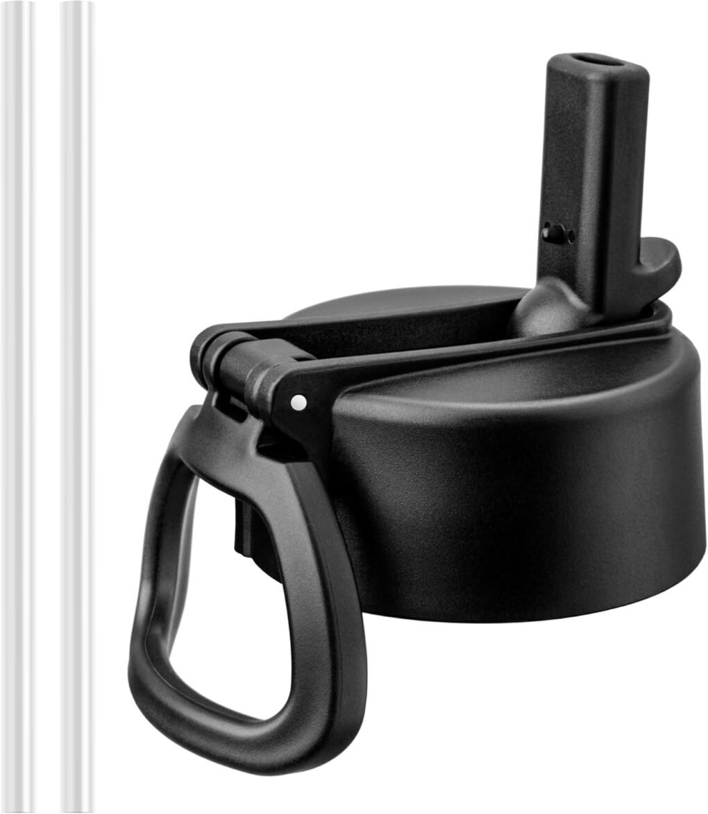 Original Replacement Lid with Straw - Black